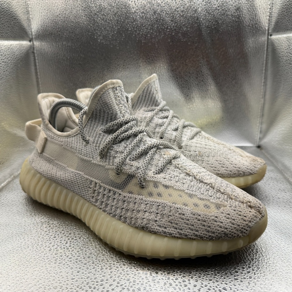 Size 8.5 Adidas Yeezy Boost 350 V2 Static Reflective Gray Mens Shoes EF2367